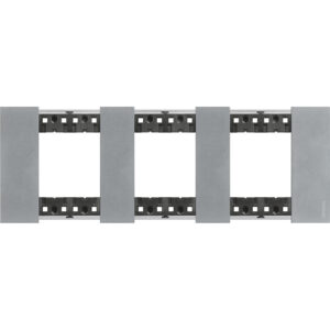 LivingNow Abdeckrahmen 3x2-modulig in der Farbausführung Moon Bticino KA4802M3NW