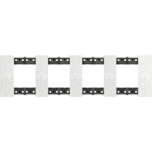 LivingNow Abdeckrahmen 4x2-modulig in der Farbausführung Pixel Bticino KA4802M4MW