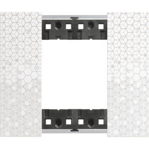 LivingNow Abdeckrahmen 2-modulig in der Farbausführung Pixel Bticino KA4802MW