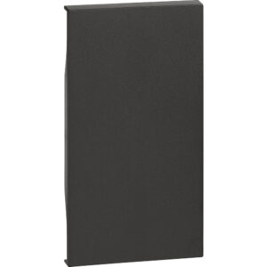 LivingNow 2-modulige Abdeckung für Blindmodul in der Farbausführung Black Bticino KG00M2