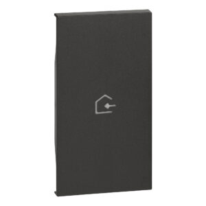 LivingNow 2-mod. Tastenabd. My Home mit Symbol "Nachhause kommen"; Farbe Black Bticino KG01MH2BACK