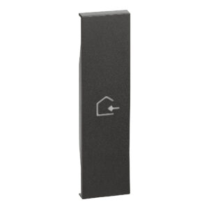 LivingNow 1-mod. Tastenabd. My Home mit Symbol "Nachhause kommen"; Farbe Black Bticino KG01MHBACK