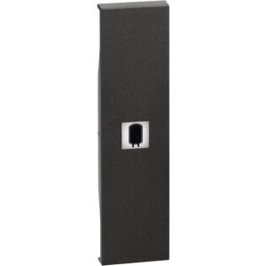 LivingNow 1-modulige Tastenabdeckung mit Symbol "Boiler" in der Farbe Black Bticino KG01SN