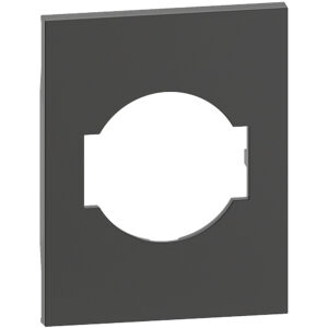 LivingNow 3-modulige Abd. für Steckdose Schuko/Italienische Norm; Farbe Black Bticino KG03M3