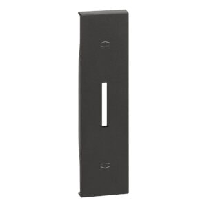 LivingNow 1-modulige Tastenabdeckung für Rollladenschalter in der Farbe Black Bticino KG06