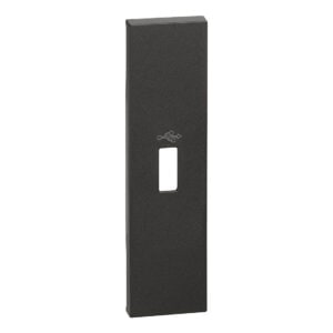 LivingNow 1-modulige Abdeckung für USB-Datendose in der Farbausführung Black Bticino KG10P