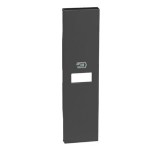 LivingNow Abdeckung 1-modulig für USB-Ladesteckdose; 1 USB-Buchse; Farbe Black Bticino KG11C
