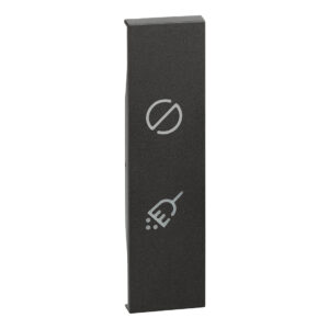 LivingNow 1-mod. Abd. Lichtsignal "Nicht stören/Zimmer reinigen"; Farbe Black Bticino KG11H