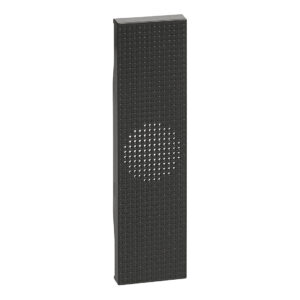 LivingNow 1-modulige Abdeckung für Klingel und Summer in der Farbe Black Bticino KG15