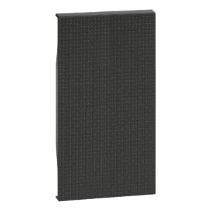 LivingNow 2-modulige Abdeckung für elektronische Klingel in der Farbe Black Bticino KG15M2