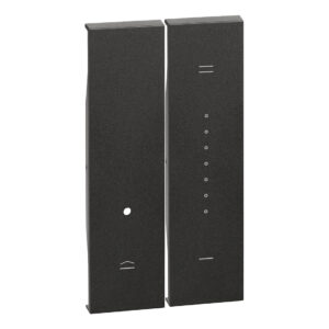 LivingNow Abdeckung für Tastdimmer in der Farbausführung Black Bticino KG19