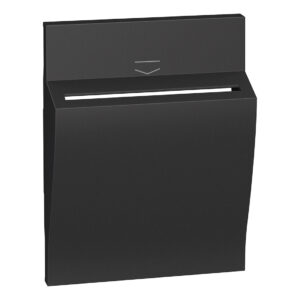 LivingNow 3-modulige Abdeckung für Hotel-Card-Schalter in der Farbe Black Bticino KG22