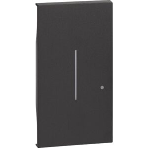 LivingNow 2-modulige Taste für Lichtschalter with Netatmo in der Farbe Black Bticino KG33M2
