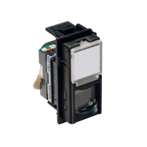 LivingNow 1-modulige Datendose Kategorie 5e ungeschirmt in der Farbe Black Bticino KG4279C5E