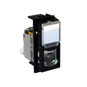 LivingNow 1-modulige Datendose Kategorie 6A ungeschirmt in der Farbe Black Bticino KG4279C6A