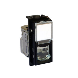 LivingNow 1-modulige Datendose Kategorie 6 geschirmt in der Farbe Black Bticino KG4279C6S