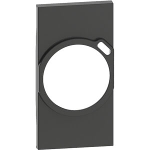 LivingNow Abdeckung für französische Steckdose mit USB-C in der Farbe Black Bticino KG63