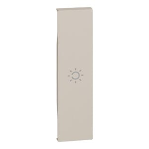 LivingNow 1-modulige Tastenabdeckung mit Symbol "Licht" in der Farbe Sand Bticino KM01A