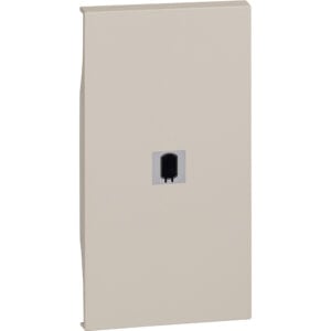 LivingNow 2-modulige Tastenabdeckung mit Symbol "Boiler" in der Farbe Sand Bticino KM01M2SN