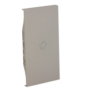 LivingNow 2-modulige Tastenabdeckung My Home mit Symbol "Glocke"; Farbe Sand Bticino KM01MH2D