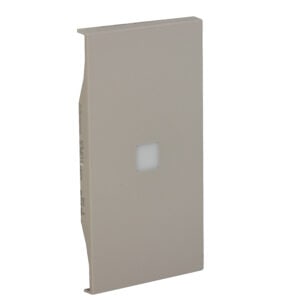 LivingNow 2-mod. Tastenabd. MyHome mit großem Beleuchtungsfenster; Farbe Sand Bticino KM01MH2X