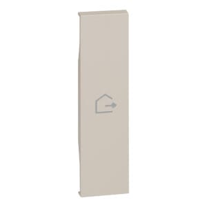 LivingNow 1-mod. Tastenabd. My Home mit Symbol "Haus verlassen"; Farbe Sand Bticino KM01MHGEN