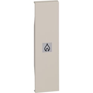 LivingNow 1-modulige Tastenabdeckung mit Symbol "Heizung" in der Farbe Sand Bticino KM01PN