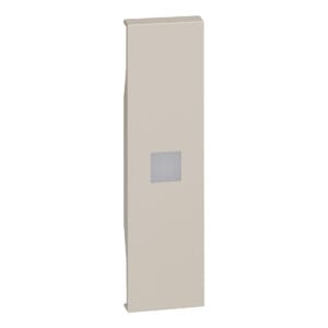LivingNow 1-mod. Tastenabdeckung mit großem Beleuchtungsfenster; Farbe Sand Bticino KM01X