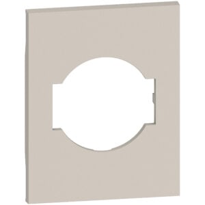LivingNow 3-modulige Abd. für Steckdose Schuko/Italienische Norm; Farbe Sand Bticino KM03M3