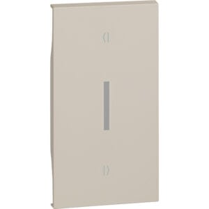 LivingNow 2-mod. Taste Rollladenschalter für vert. Installation; Farbe Sand Bticino KM06M2V