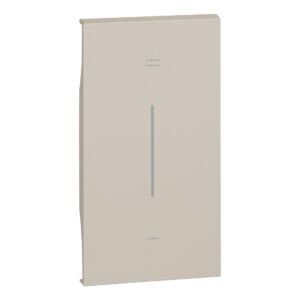 LivingNow 2-modulige Tastenabdeckung My Home mit Symbol "+/-"; Farbe Sand Bticino KM19MH2