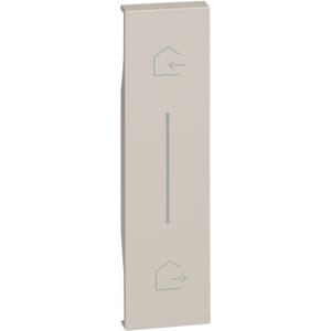 LivingNow 1-modulige Taste für Master-Switch "Kommen/Gehen" in der Farbe Sand Bticino KM40