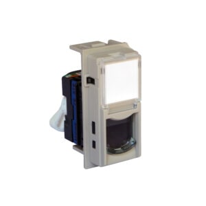 LivingNow 1-modulige Datendose Kategorie 5e ungeschirmt in der Farbe Sand Bticino KM4279C6