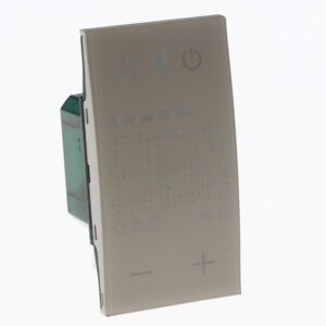 LivingNow Elektronisches MyHome-Thermostat mit Display in der Farbe Sand Bticino KM4691