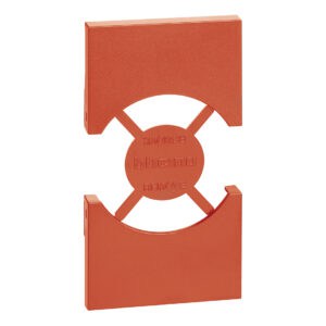 LivingNow 2-modulige Abd. für Steckdose Schuko/Italienische Norm; Farbe Rot Bticino KR03