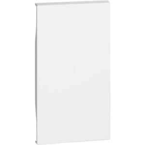 LivingNow 2-modulige Abdeckung für Blindmodul in der Farbausführung White Bticino KW00M2