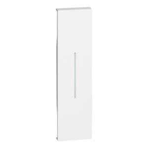 LivingNow 1-modulige Tastenabdeckung ohne Symbol in der Farbausführung White Bticino KW01