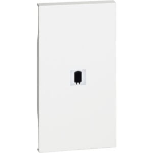 LivingNow 2-modulige Tastenabdeckung mit Symbol "Boiler" in der Farbe White Bticino KW01M2SN