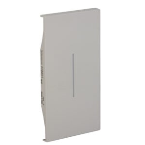 LivingNow 2-mod. Tastenabdeckung für MyHome ohne Symbol in der Farbe White Bticino KW01MH2