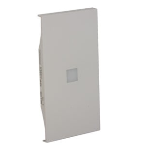 LivingNow 2-mod. Tastenabd. MyHome mit großem Beleuchtungsfenster; Farbe White Bticino KW01MH2X