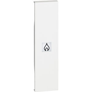 LivingNow 1-modulige Tastenabdeckung mit Symbol "Heizung" in der Farbe White Bticino KW01PN