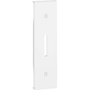 LivingNow 1-mod. Tastenabdeckung Rollladen für vert. Installation; Farbe White Bticino KW06V
