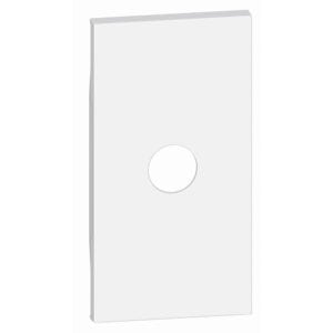 LivingNow 2-modulige Abdeckung für TV-Dose in der Farbausführung White Bticino KW08M2