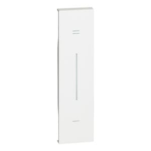LivingNow 1-modulige Tastenabdeckung My Home mit Symbol "+/-"; Farbe White Bticino KW19MH