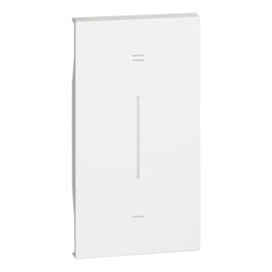 LivingNow 2-modulige Tastenabdeckung My Home mit Symbol "+/-"; Farbe White Bticino KW19MH2