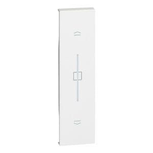 LivingNow 1-modulige Taste für Rollladenschalter with Netatmo in der Farbe White Bticino KW32