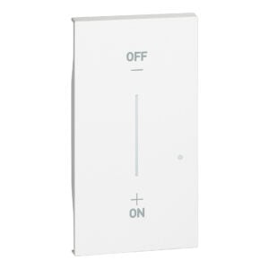 LivingNow 2-modulige Taste für Lichtschalter with Netatmo in der Farbe White Bticino KW33M2