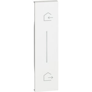 LivingNow 1-modulige Taste für Master-Switch "Kommen/Gehen" in der Farbe White Bticino KW40