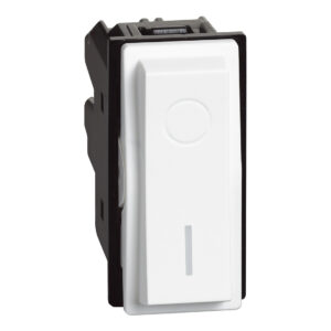 LivingNow 1-moduliger Ausschalter 2-polig 16A in der Farbausführung White Bticino KW4002