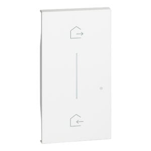 LivingNow 2-modulige Taste für Master-Switch "Kommen/Gehen" in der Farbe White Bticino KW40M2